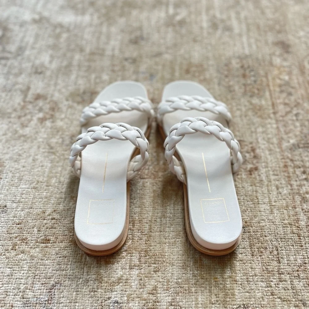 dolce Vida braided flat sandals with foot bed size 8.5. - Picture 5 of 10